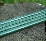 50pcs 1800mm x 16mm Green Garden Stakes PVC Coated Plant Supports Climbers Bulk Buy
