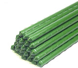 30pcs 1200mm x 11mm Green Garden Stakes PVC Coated Plant Supports Climbers Model A