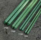 30pcs 1800mm x 11mm Green Garden Stakes PVC Coated Plant Supports Climbers