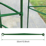 24pcs 11mm x 32cm Tomato Trellis Connectors Stake Arms Cage Plant Plastic Stakes Durable